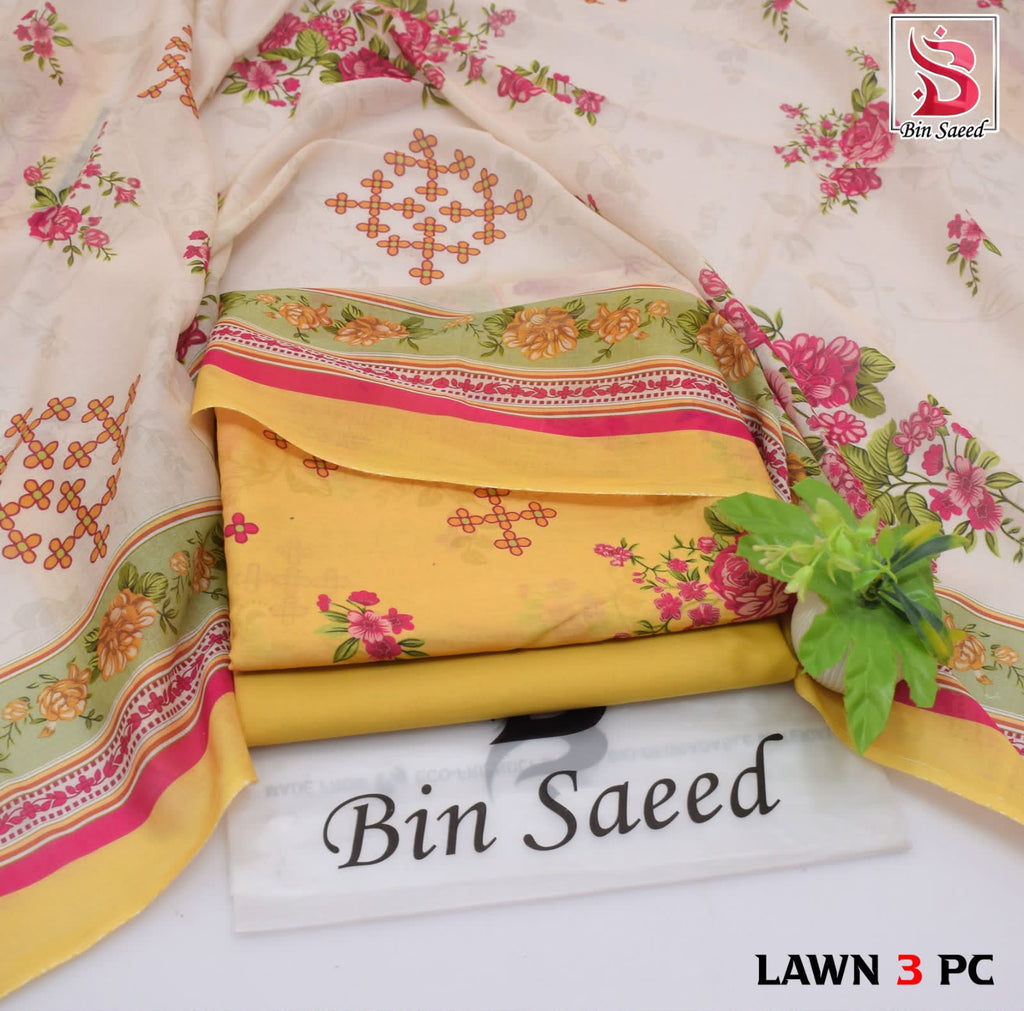 Sunlit Blossom Lawn 3-Piece Suit