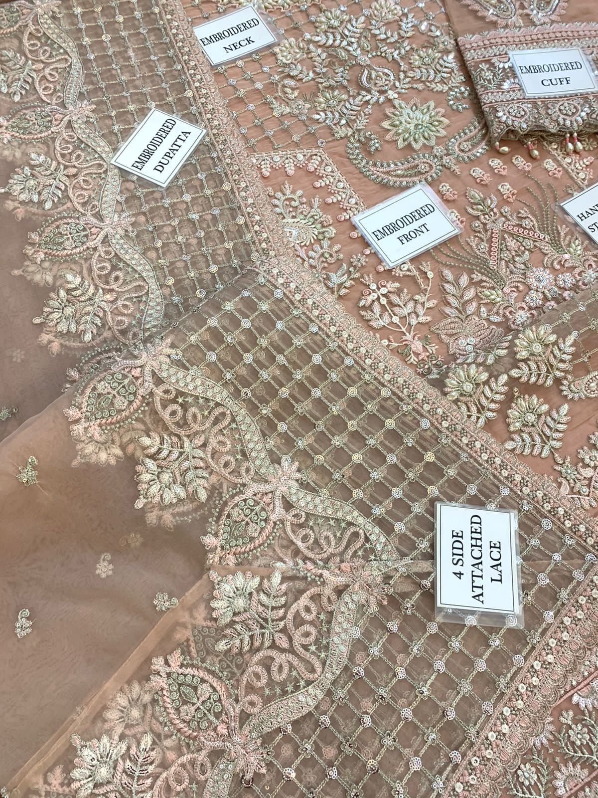 DASTOOR | Luxury Hand-Embroidered Net Maxi