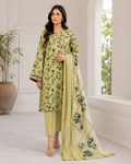 Lemon Bloom – 3 Piece Printed Lawn Suit