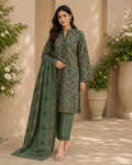 Emerald Grace – 3 Piece Printed Lawn Suit