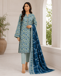 Ocean Bloom – 3 Piece Printed Lawn Suit