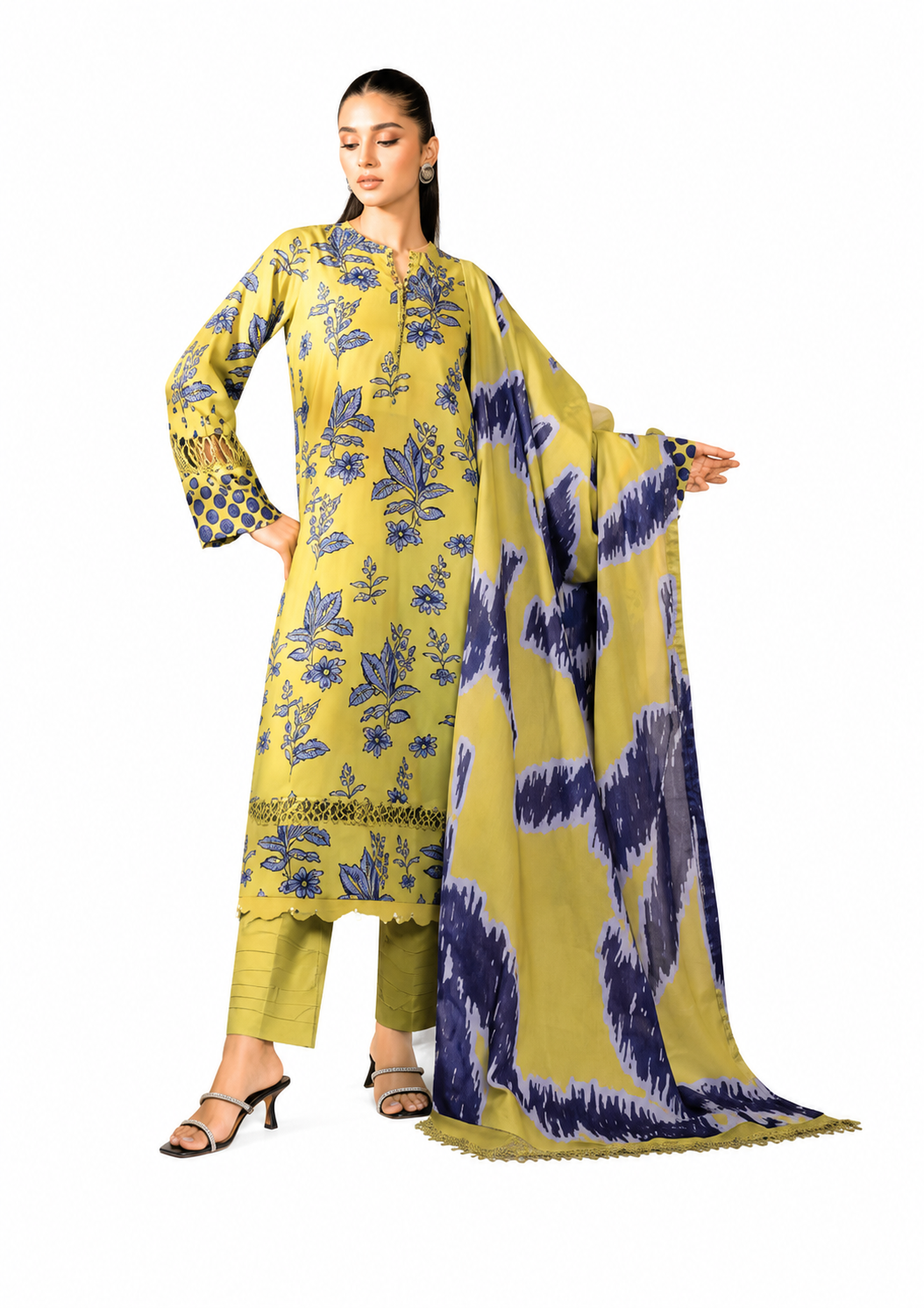 3-piece unstiched suit